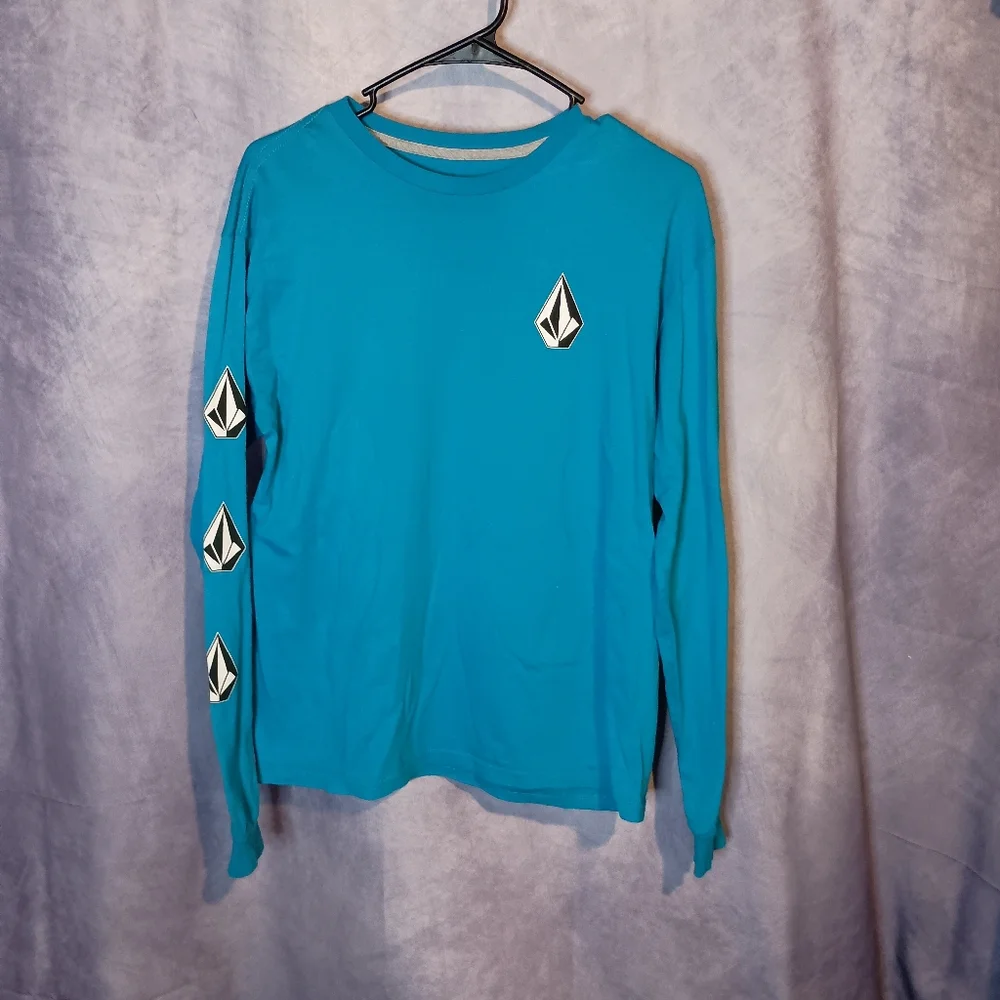 Youth‎ Blue Volcom Long Sleeve Tee